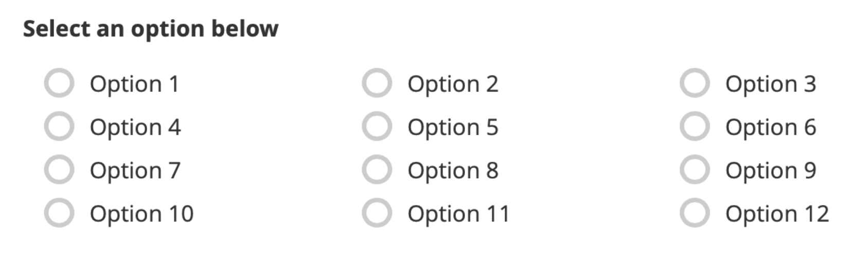 Horizontal appearance