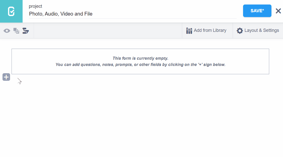 إضافة سؤال وسائط