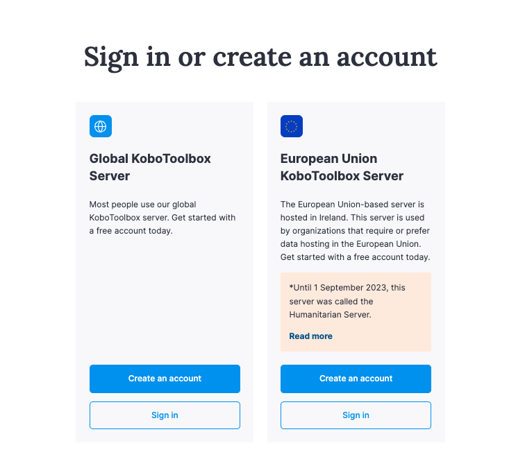 خوادم KoboToolbox