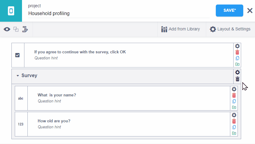 Questions Acknowledge dans la logique de saut