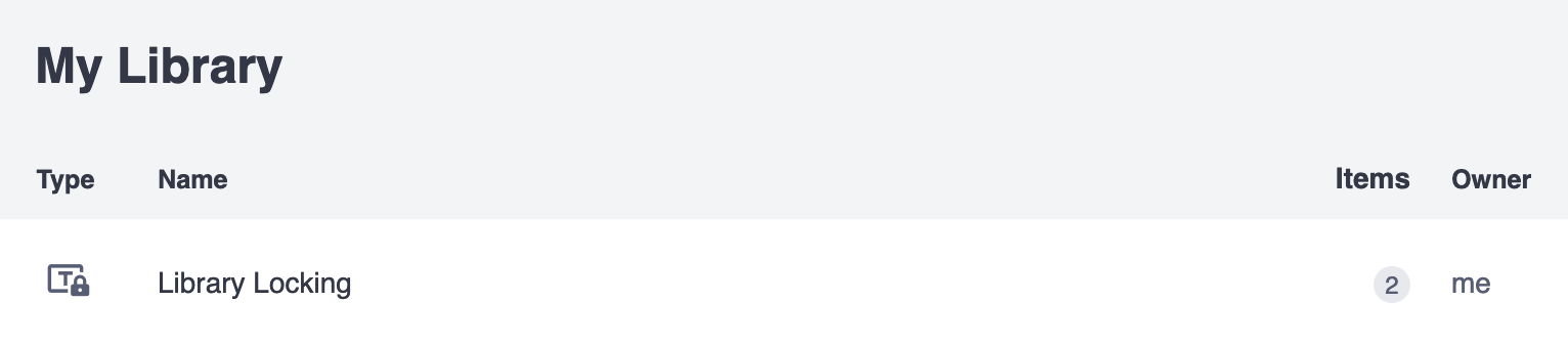 liste de bibliothèque