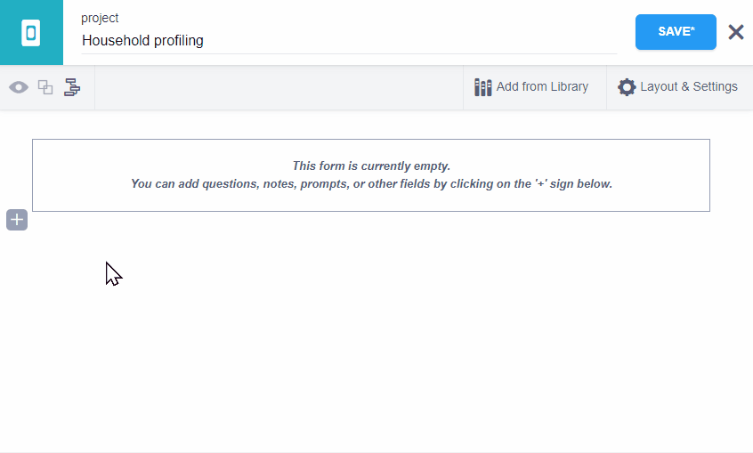 Configuration des questions de type texte et note